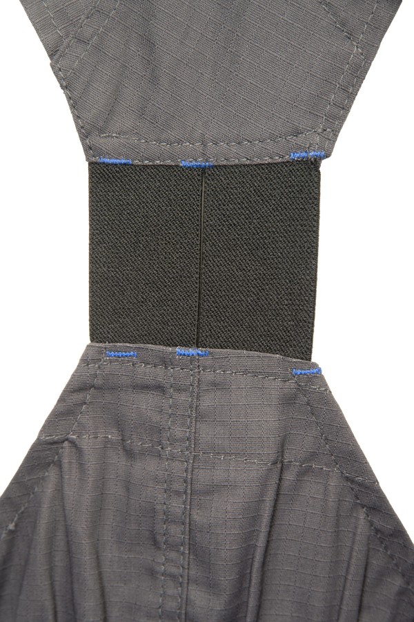 Spodnie ogrodniczki Topaz stalowe