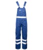 Spodnie ogrodniczki odblaskowe niebieskie