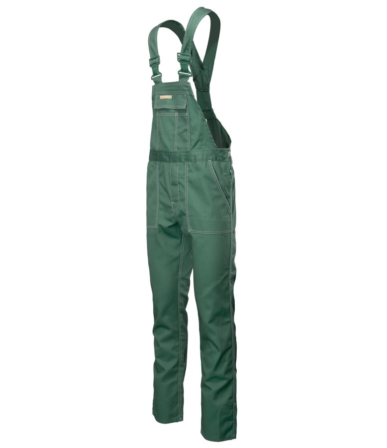 Spodnie ogrodniczki zielone