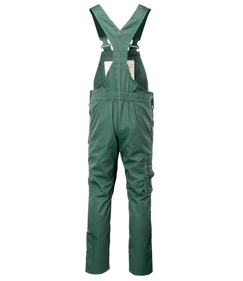 Spodnie ogrodniczki zielone