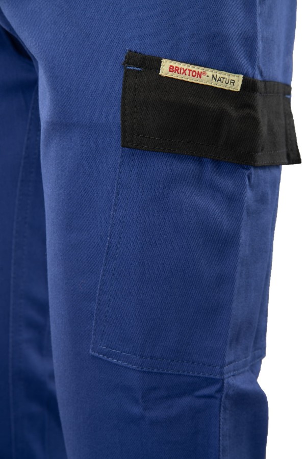 Spodnie ogrodniczki Brixton-Natur granatowe