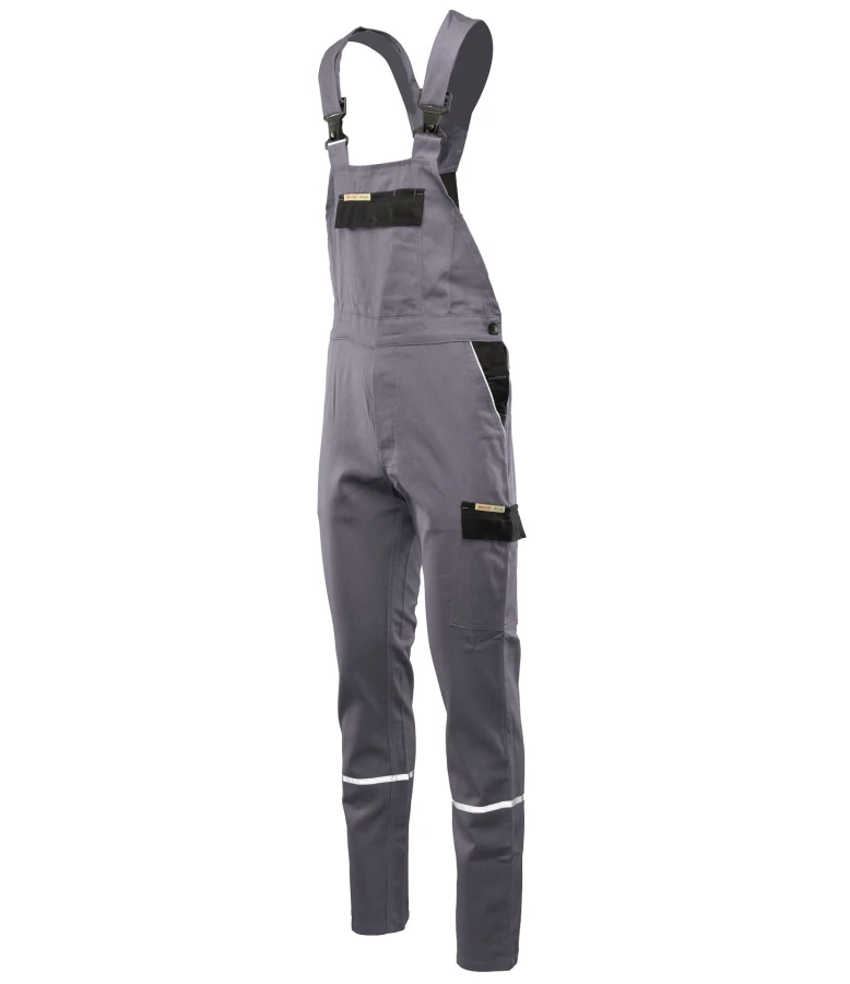 Spodnie ogrodniczki Brixton-Natur stalowe