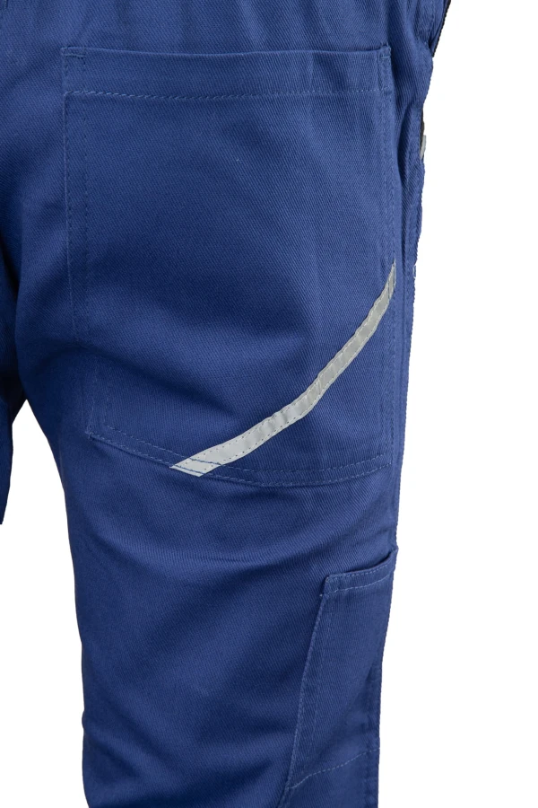 Spodnie ogrodniczki Brixton-Natur niebieskie