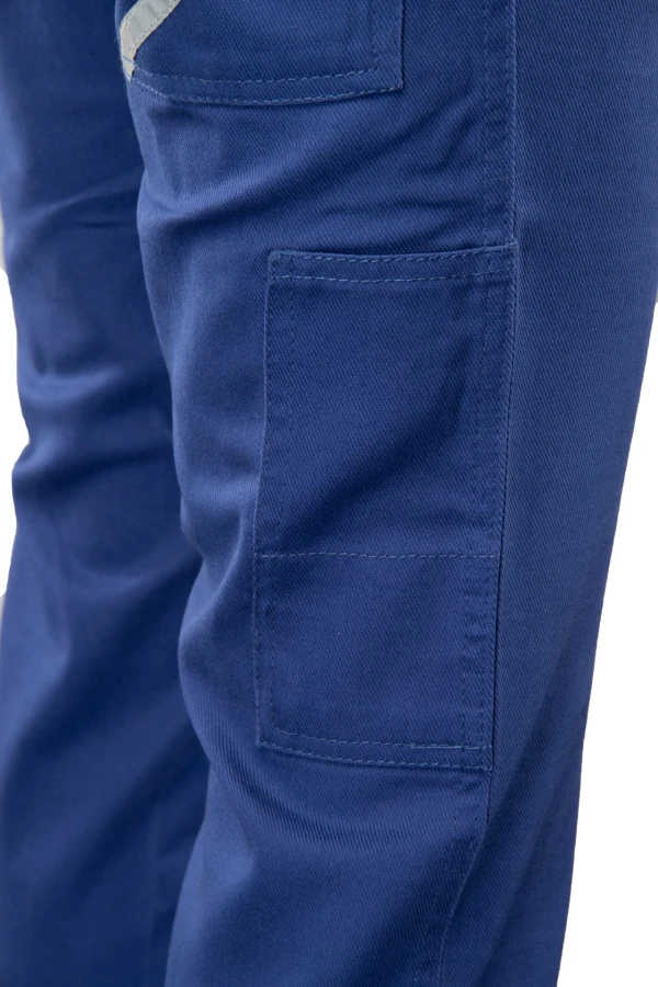 Spodnie ogrodniczki Brixton-Natur niebieskie