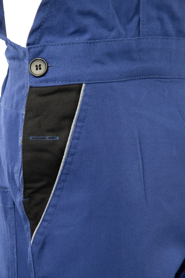 Spodnie ogrodniczki Brixton-Natur niebieskie