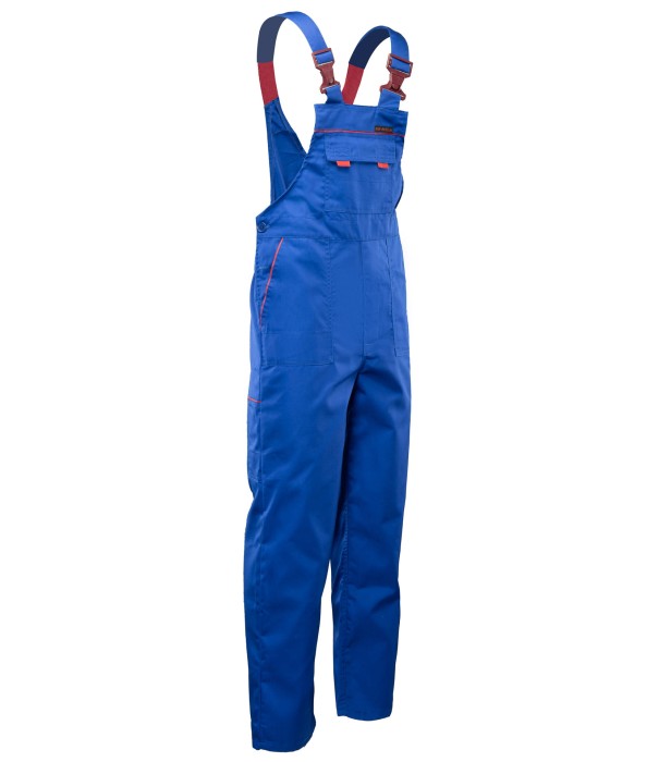 Spodnie ogrodniczki Max-Popular niebieskie