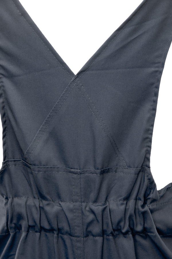 Spodnie ogrodniczki Max-Popular stalowe