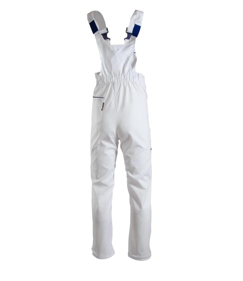 Spodnie ogrodniczki Max-Popular białe