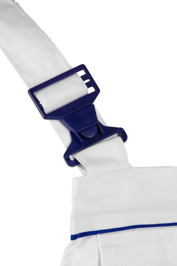 Spodnie ogrodniczki Max-Popular białe