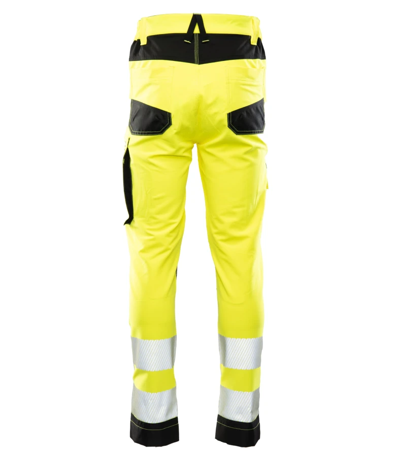 Spodnie do pasa Flash ostrzegawcze żółte SKF006 KAT II