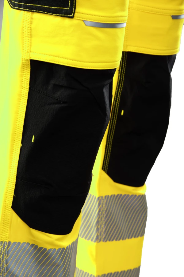 Spodnie do pasa Flash ostrzegawcze żółte SKF006 KAT II