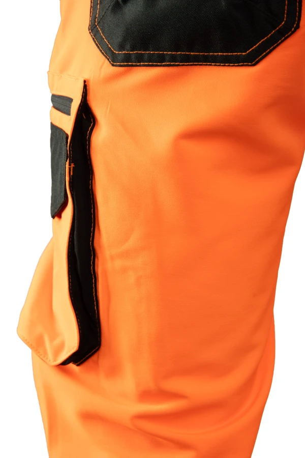 Spodnie do pasa Flash ostrzegawcze pomarańczowe SKF006 KAT II