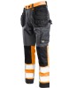 Spodnie do pasa Flash stalowo/pomarańczowe  KAT. II SKF01Y