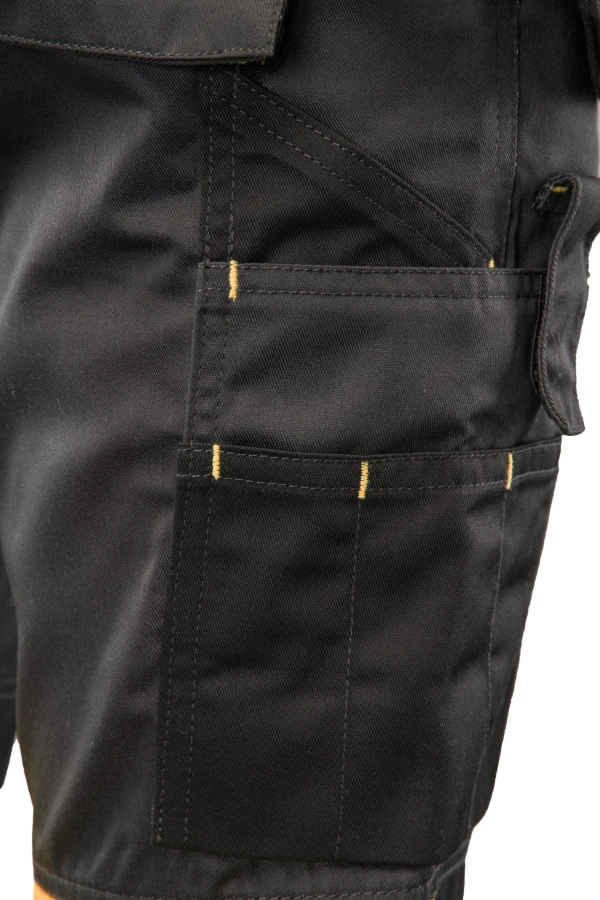 Spodnie do pasa Flash stalowo/pomarańczowe  KAT. II SKF01Y