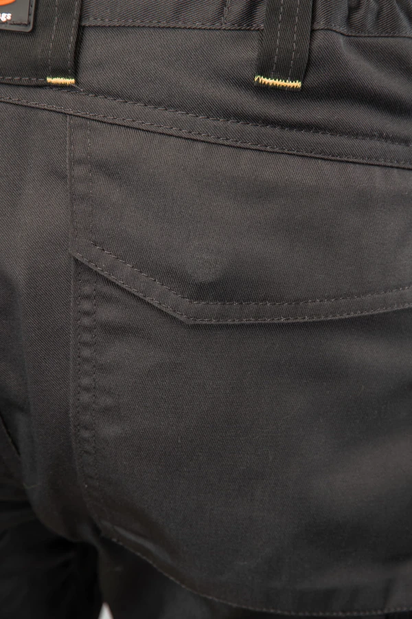 Spodnie do pasa Flash stalowo/pomarańczowe  KAT. II SKF01Y