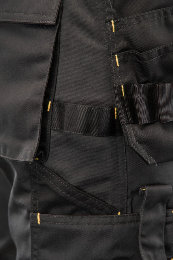 Spodnie do pasa Flash stalowo/pomarańczowe  KAT. II SKF01Y