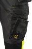 Spodnie do pasa Flash stalowo/żółte  KAT. II SKF01Y