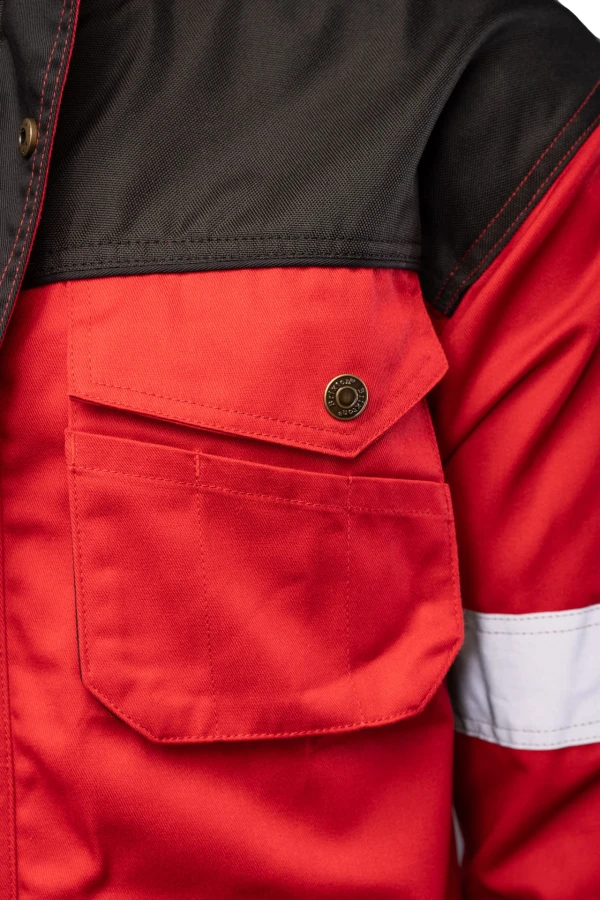 Bluza czerwień odblask