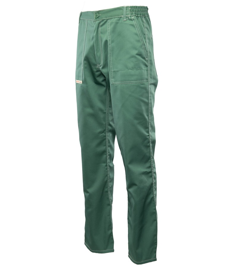 Spodnie do pasa zielone