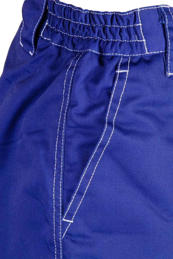 Spodnie do pasa odblask. stalowe