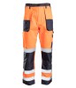 Spodnie do pasa wstawka KAT.II KL. 2 pomarańczowe