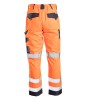Spodnie do pasa wstawka KAT.II KL. 2 pomarańczowe