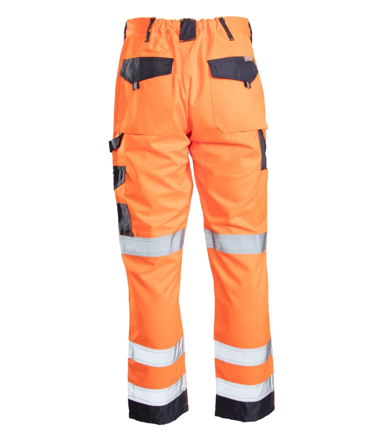 Spodnie do pasa wstawka KAT.II KL. 2 pomarańczowe