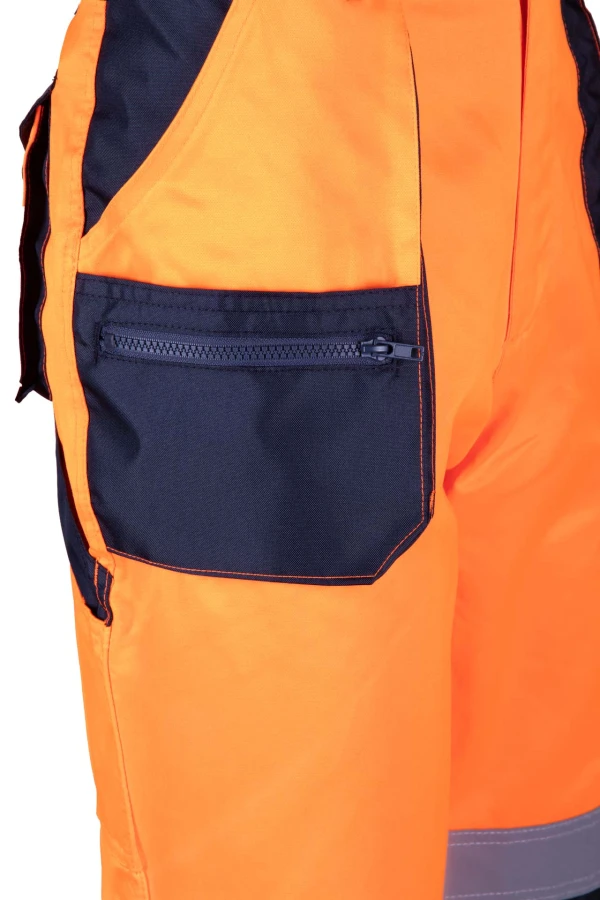 Spodnie do pasa wstawka KAT.II KL. 2 pomarańczowe