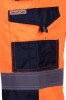 Spodnie do pasa wstawka KAT.II KL. 2 pomarańczowe