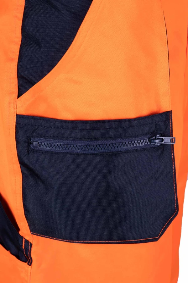 Spodnie do pasa wstawka KAT.II KL. 2 pomarańczowe