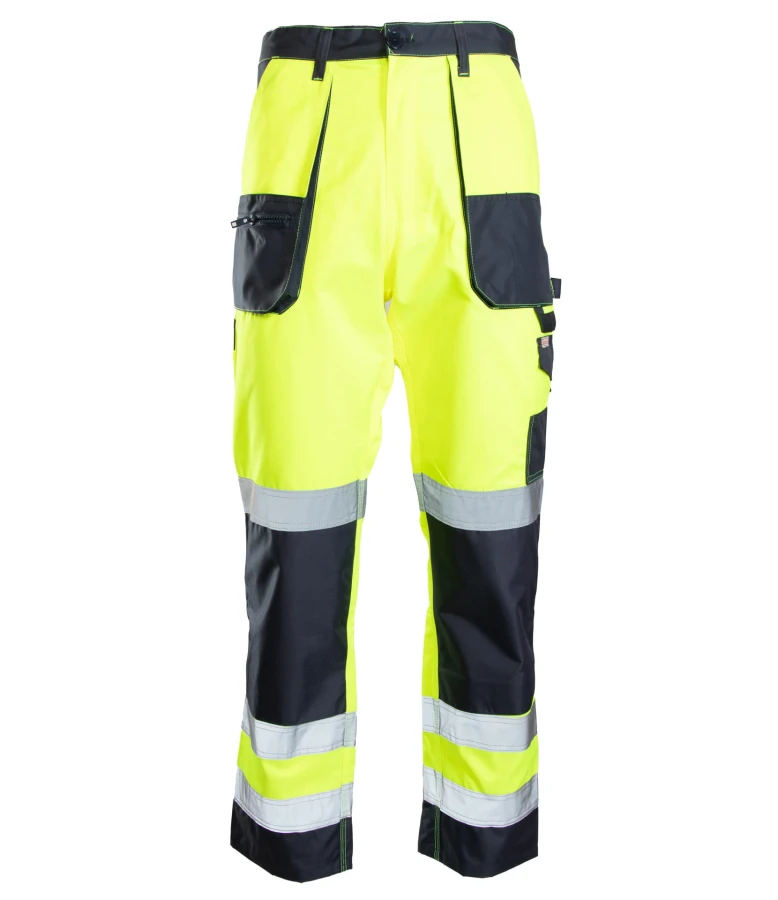 Spodnie do pasa wstawka KAT.II KL. 2 żółte