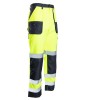 Spodnie do pasa wstawka KAT.II KL. 2 żółte