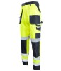 Spodnie do pasa wstawka KAT.II KL. 2 żółte
