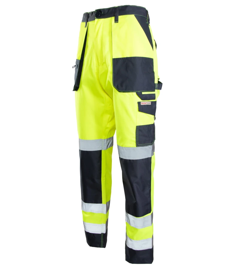 Spodnie do pasa wstawka KAT.II KL. 2 żółte