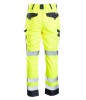 Spodnie do pasa wstawka KAT.II KL. 2 żółte