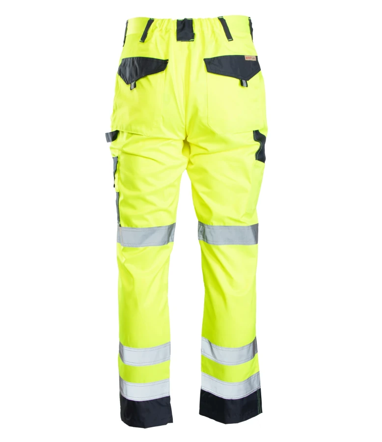 Spodnie do pasa wstawka KAT.II KL. 2 żółte