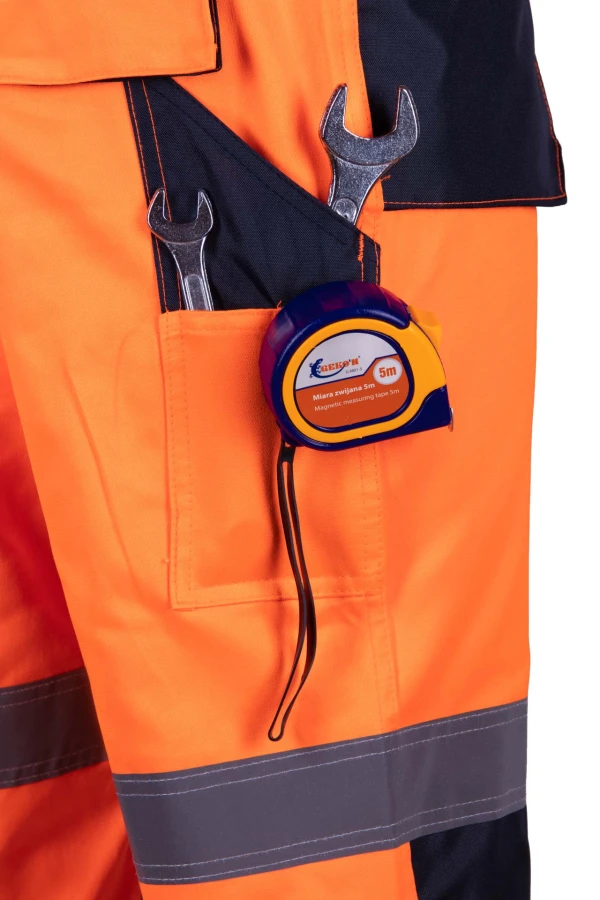 Spodnie do pasa wstawka KAT.II KL. 2 żółte