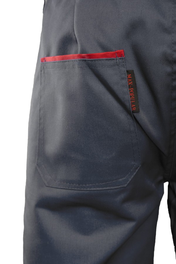 Spodnie do pasa Max-Popular stalowe