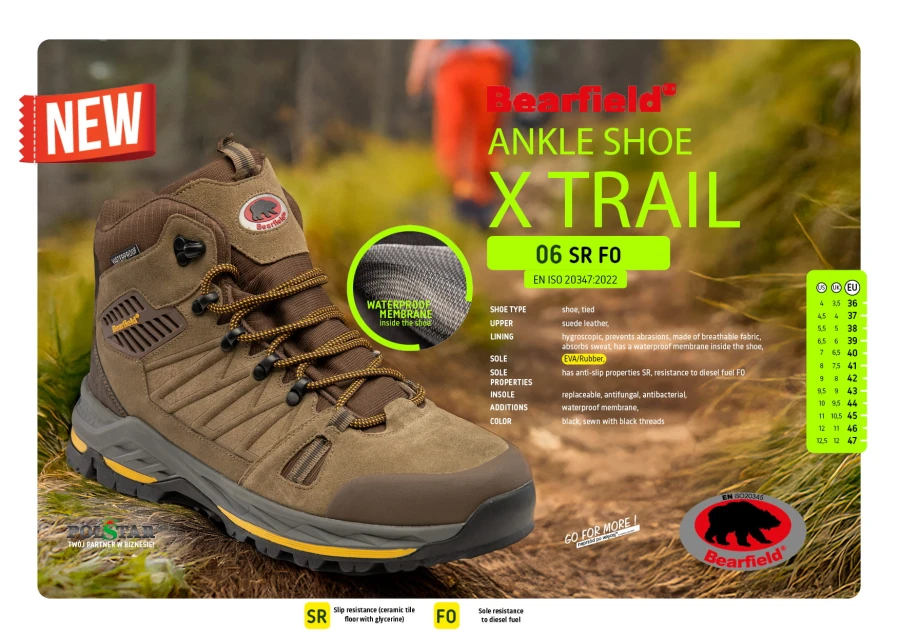 Trzewik Bearfield x Trail 06 SR FO brązowe