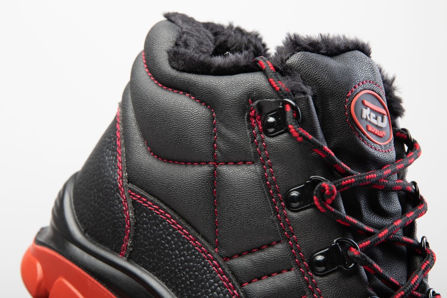 Trzewik ocieplany czerwony S3 SRC