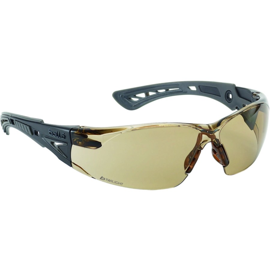 Okulary ochronne BOLLE RUSH (TWILIGHT) BLACK/GREY