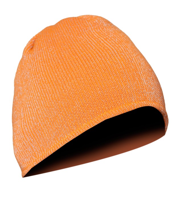 SEVEN KINGS CROSS czapka z dzianiny melange pomarańczowa uniwersalna