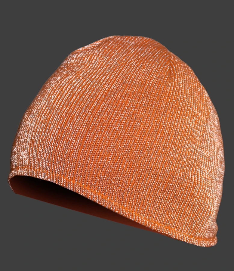 SEVEN KINGS CROSS czapka z dzianiny melange pomarańczowa uniwersalna