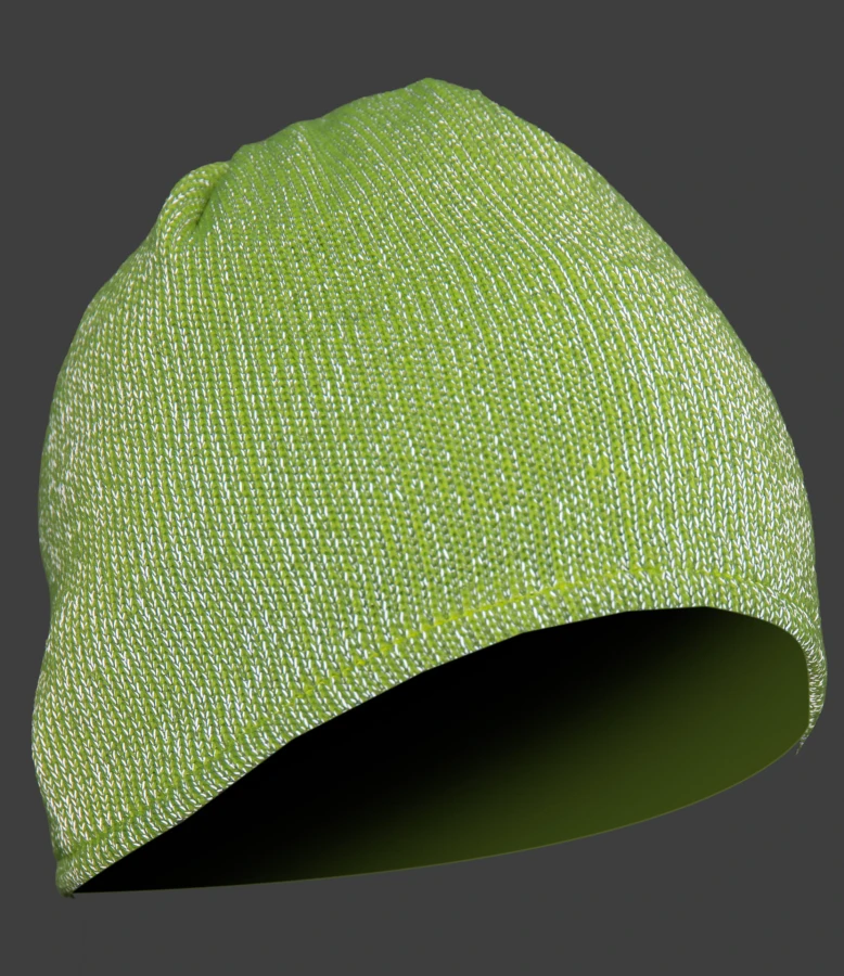 SEVEN KINGS CROSS czapka z dzianiny melange żółta uniwersalna