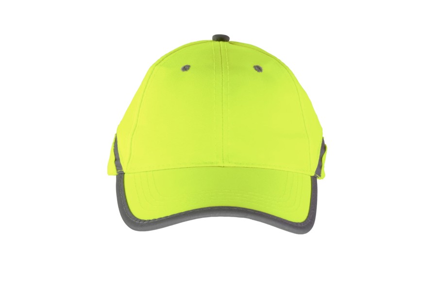 Czapka BASEBALL ODBLASK uniwersalna żółta