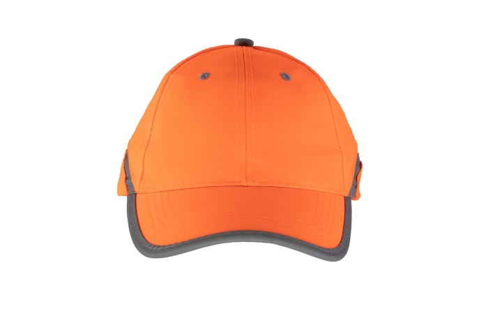 Czapka BASEBALL ODBLASK uniwersalna  pomarańczowa