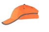Czapka BASEBALL ODBLASK uniwersalna  pomarańczowa
