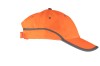 Czapka BASEBALL ODBLASK uniwersalna  pomarańczowa