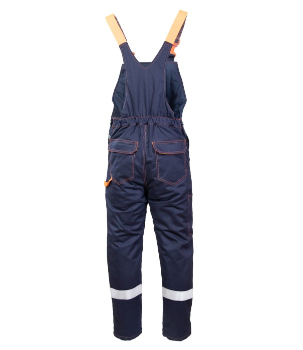 PROFFLAM ANTISTATIC PROF5 spodnie ogrodniczki ocieplane z pasami odblaskowymi