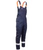PROFFLAM ANTISTATIC PROF5 spodnie ogrodniczki ocieplane z pasami odblaskowymi